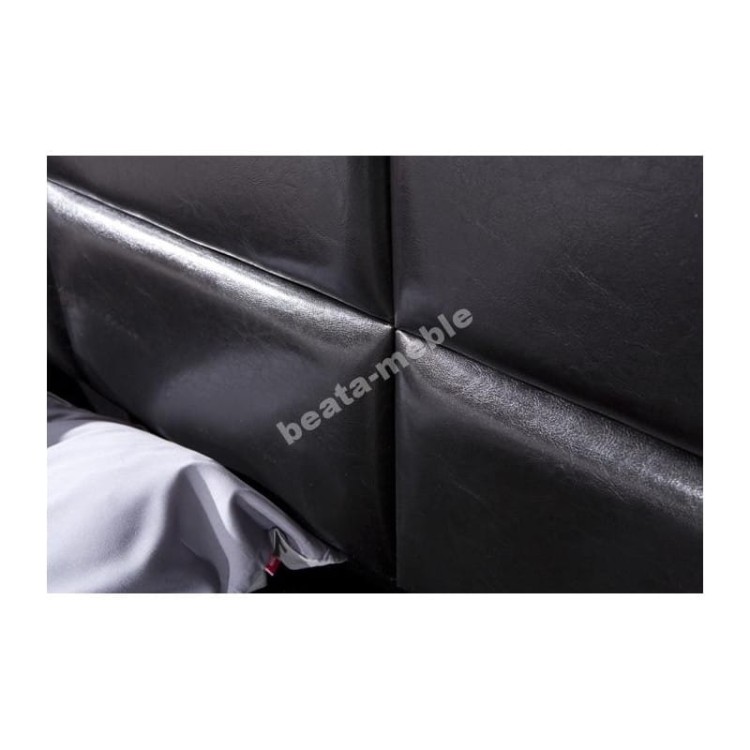 Łóżko tapicerowane BLACK | Rozmiar 140x200 | Wizualizacja 4