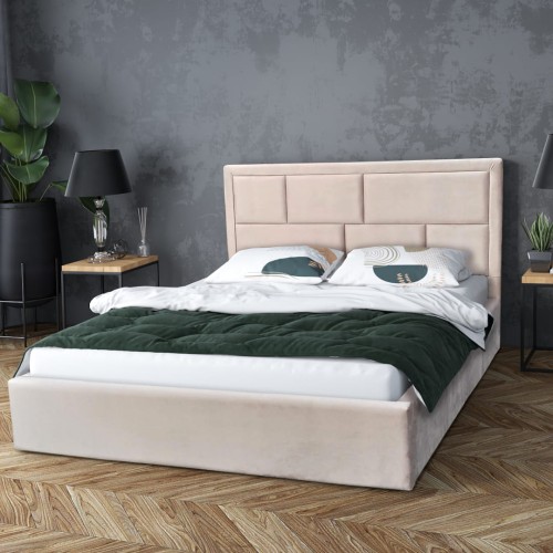 Łóżko tapicerowane VESTO | Rozmiar 140x200 | Wizualizacja