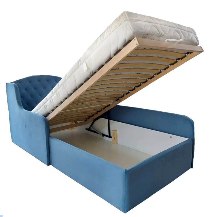 Łóżko tapicerowane LILO | Rozmiar 80x180 | Wizualizacja OTWARTE