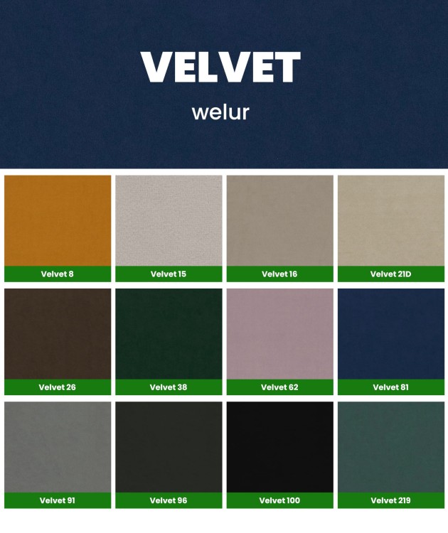 Tkanina I GRUPA - VELVET (welur)