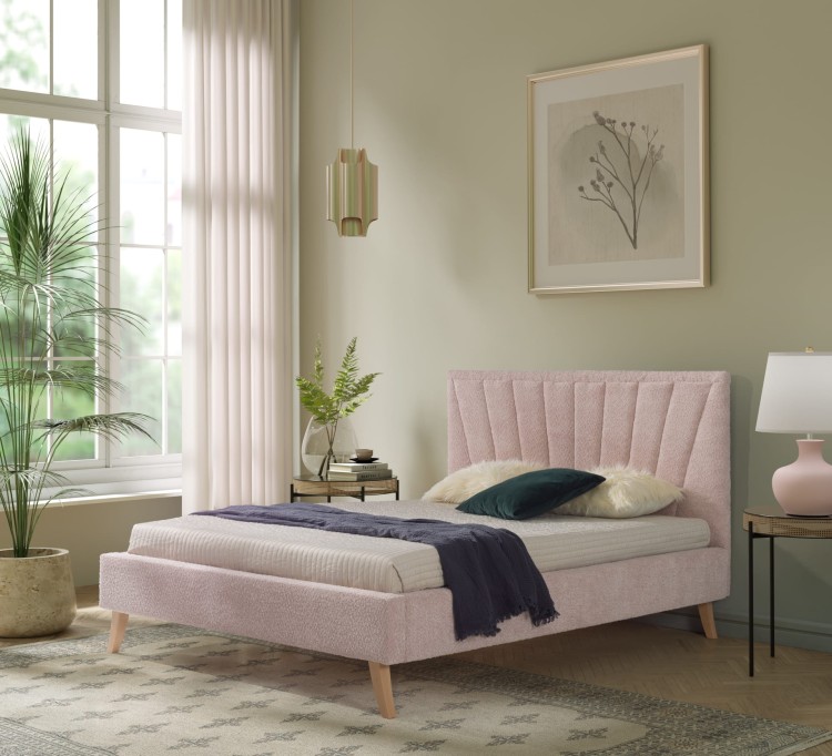 Łóżko tapicerowane BELLA | Rozmiar 180x200 - wizualizacja HD