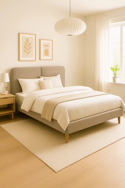 Łóżko tapicerowane Agata |Rozmiar 160/200 | Wizualizacja 2