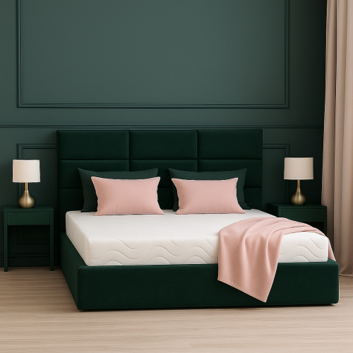 Łóżko tapicerowane Vincent| Rozmiar 160/200| Wizualizacja 2