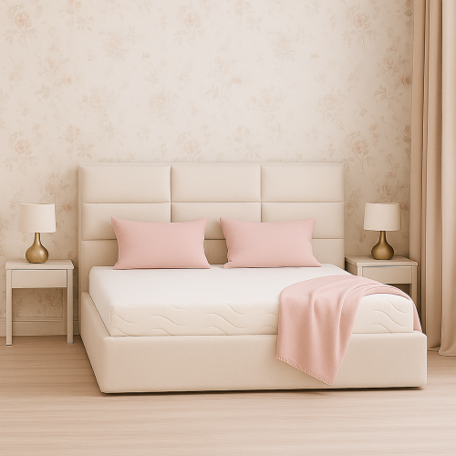 Łóżko tapicerowane Vincent | Rozmiar 200x200 | Wizualizacja 2