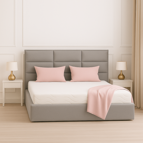 Łóżko tapicerowane Vincent | Rozmiar 200x200 | Wizualizacja 1