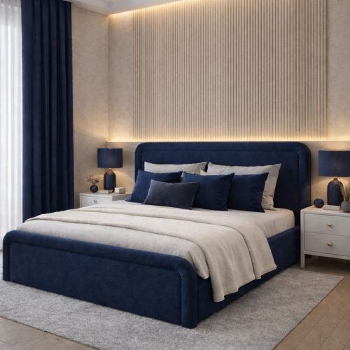 Łóżko tapicerowane VEGA | Rozmiar 160/200 | Wizualizacja 3