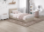 Łóżko tapicerowane MINI GREY | Rozmiar 80x200 | beż