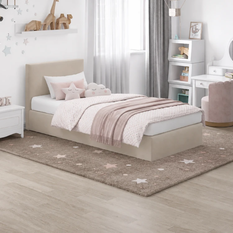Łóżko tapicerowane MINI GREY | Rozmiar 80x200 |