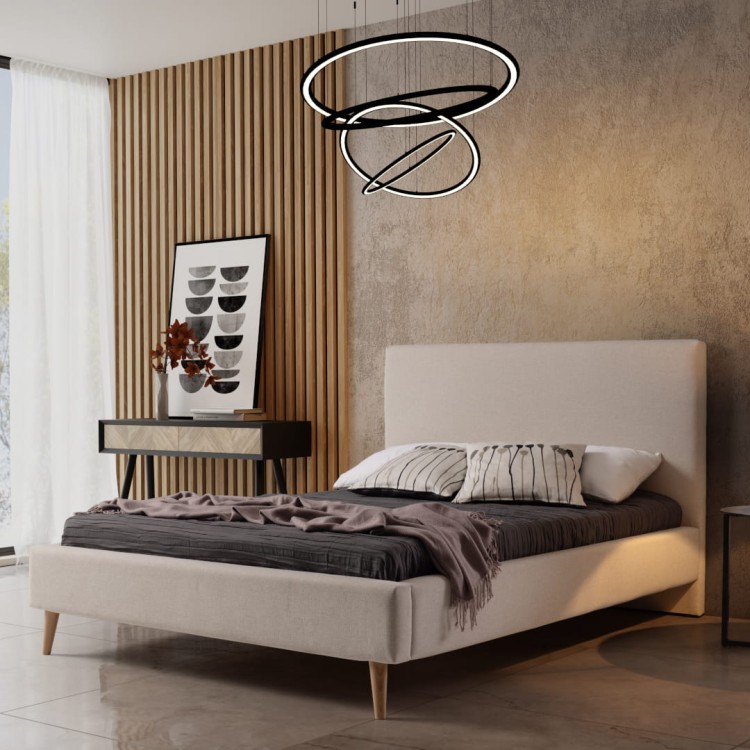 Łóżko tapicerowane LOFT | Rozmiar 120x200 | Wizualizacja