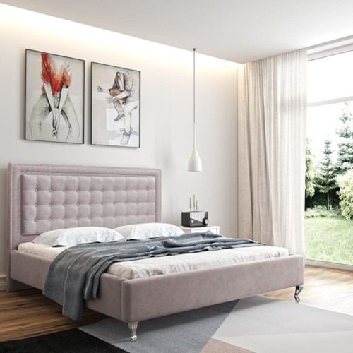 Łóżko tapicerowane JULIA | Rozmiar 120x200 | Wizualizacja