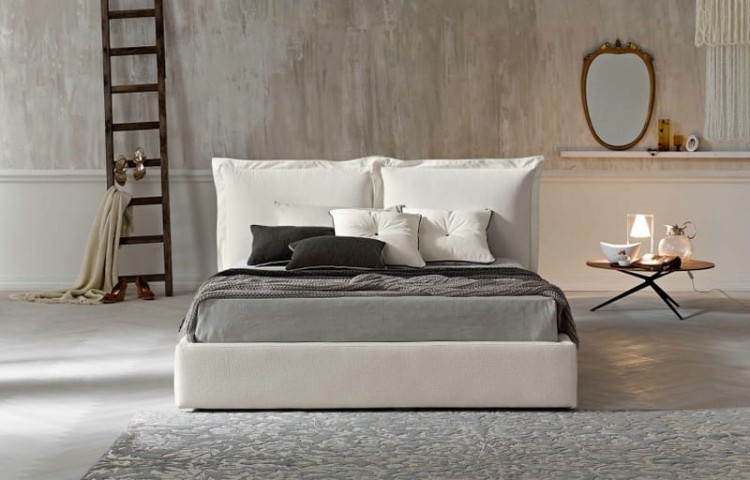 Łóżko tapicerowane SCANDI 3 | Rozmiar 200x200 | Wizualizacja 2