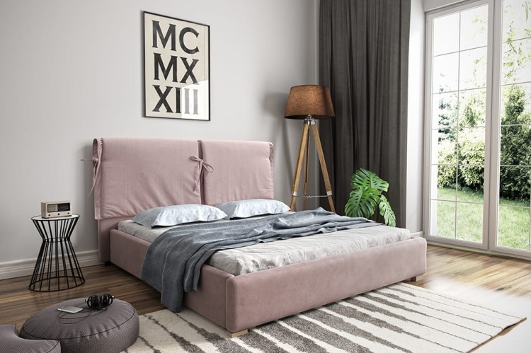 Łóżko tapicerowane SCANDI 2 | Rozmiar 120x200 | Wizualizacja 2