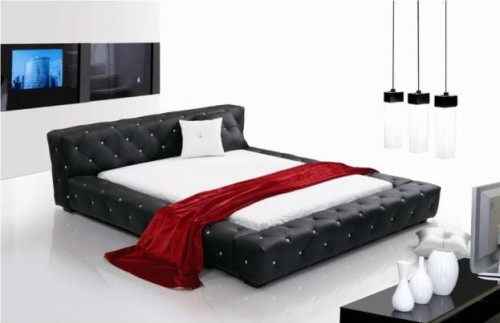 Łóżko tapicerowane CAPRI | Rozmiar 140x200 | Wizualizacja 2