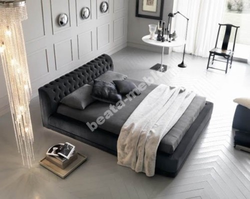 Łóżko tapicerowane CHARLIE | Rozmiar 160x200 | Wizualizacja 2